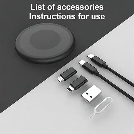 Multi USB Adapter Kit with cables, SIM tool, phone holder