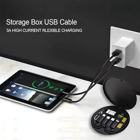 Multi USB Adapter Kit with cables, SIM tool, phone holder